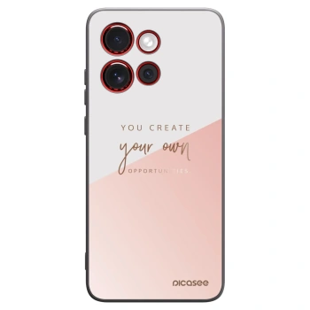Picasee Μαύρη θήκη σιλικόνης για Motorola Edge 60 Neo 5G - You create your own opportunities