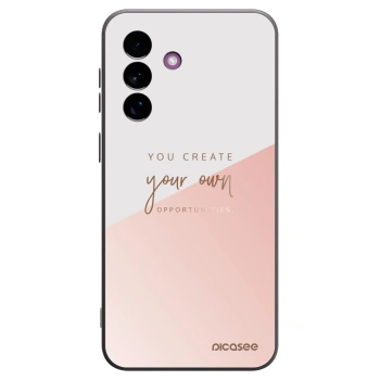 Picasee Μαύρη θήκη σιλικόνης για Samsung Galaxy A37 - You create your own opportunities