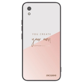 Picasee Μαύρη θήκη σιλικόνης για Xiaomi Redmi 7A - You create your own opportunities
