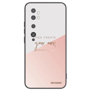Picasee Μαύρη θήκη σιλικόνης για Xiaomi Mi Note 10 (Pro) - You create your own opportunities