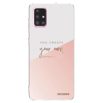 Picasee διαφανής θήκη σιλικόνης Samsung Galaxy A71 A715F - You create your own opportunities