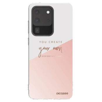 Picasee διαφανής θήκη σιλικόνης Samsung Galaxy S20 Ultra 5G G988F - You create your own opportunities