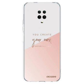 Picasee διαφανής θήκη σιλικόνης Xiaomi Redmi Note 9 Pro - You create your own opportunities