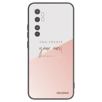 Picasee Μαύρη θήκη σιλικόνης για Xiaomi Mi Note 10 Lite - You create your own opportunities