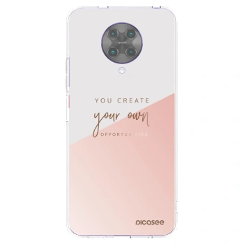 Picasee διαφανής θήκη σιλικόνης Xiaomi Poco F2 Pro - You create your own opportunities
