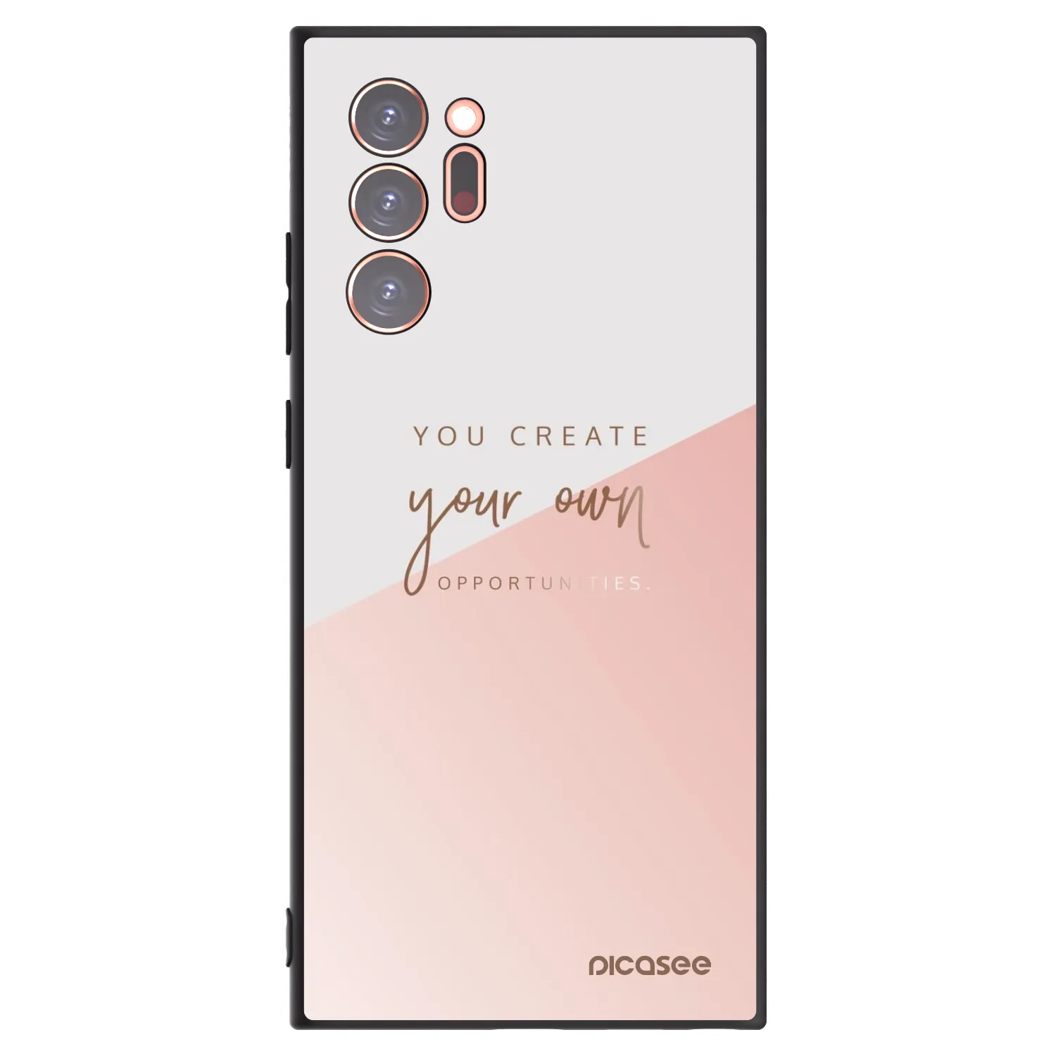 Picasee Μαύρη θήκη σιλικόνης για Samsung Galaxy Note 20 Ultra - You create your own opportunities