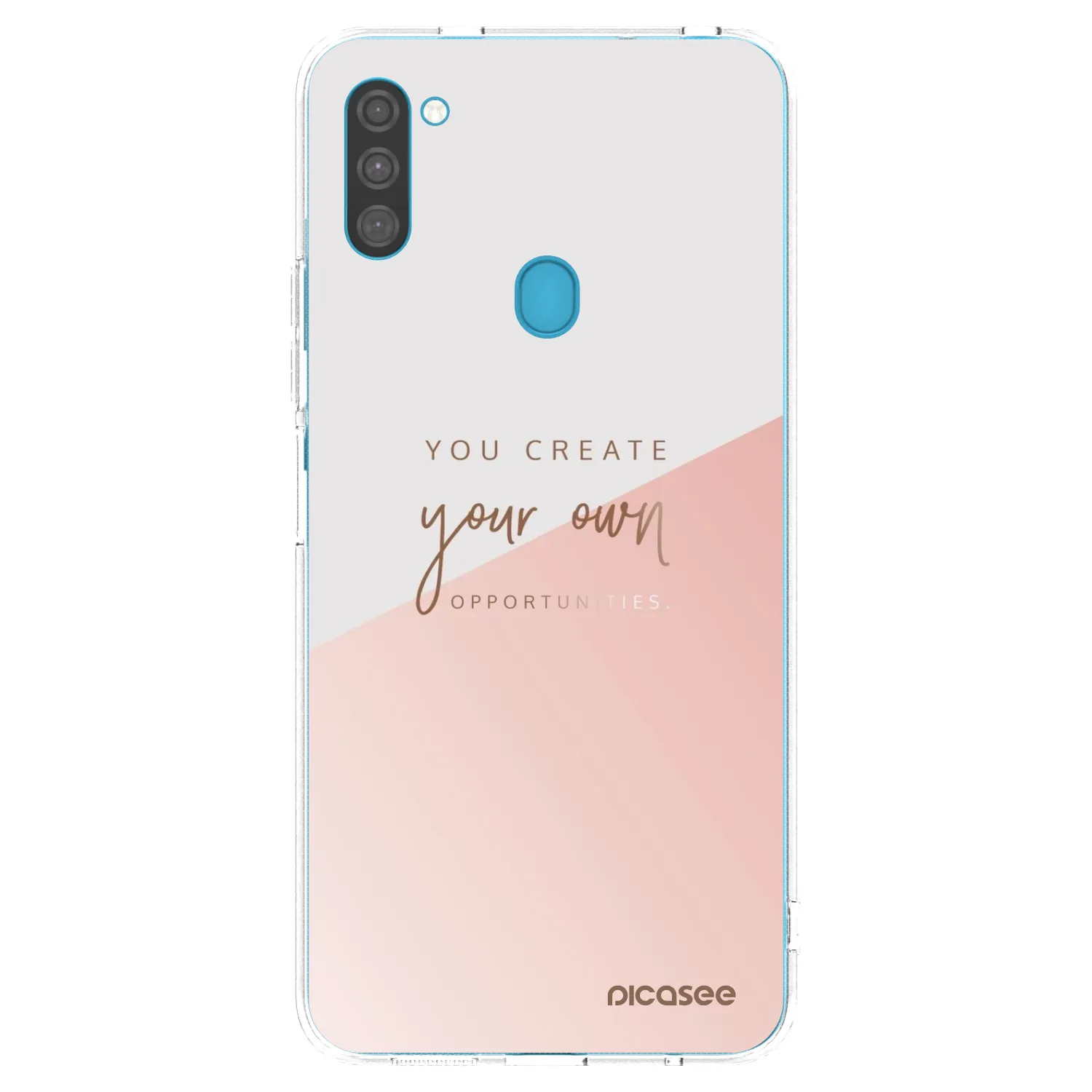 Picasee διαφανής θήκη σιλικόνης Samsung Galaxy M11 - You create your own opportunities