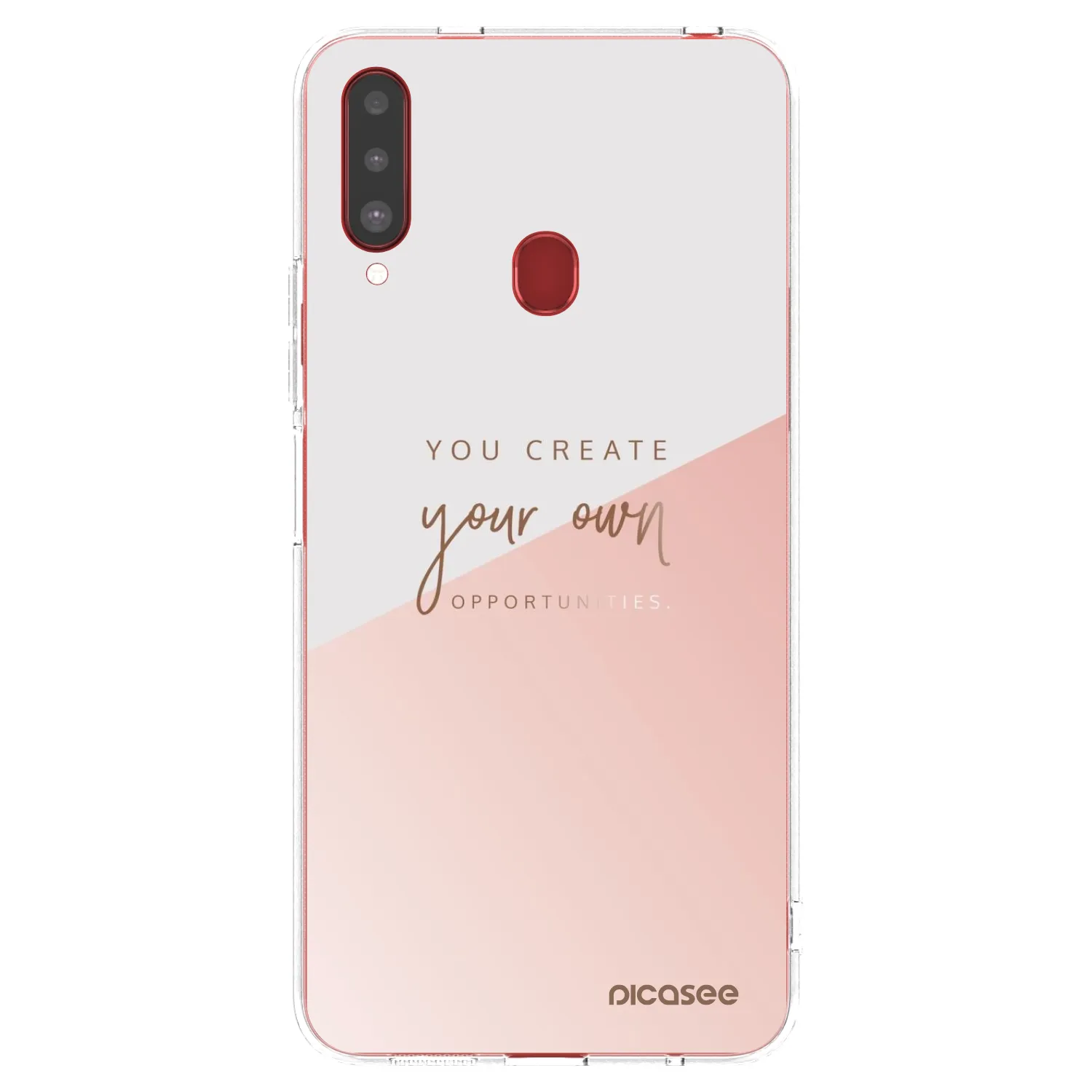 Picasee διαφανής θήκη σιλικόνης Samsung Galaxy A20s - You create your own opportunities