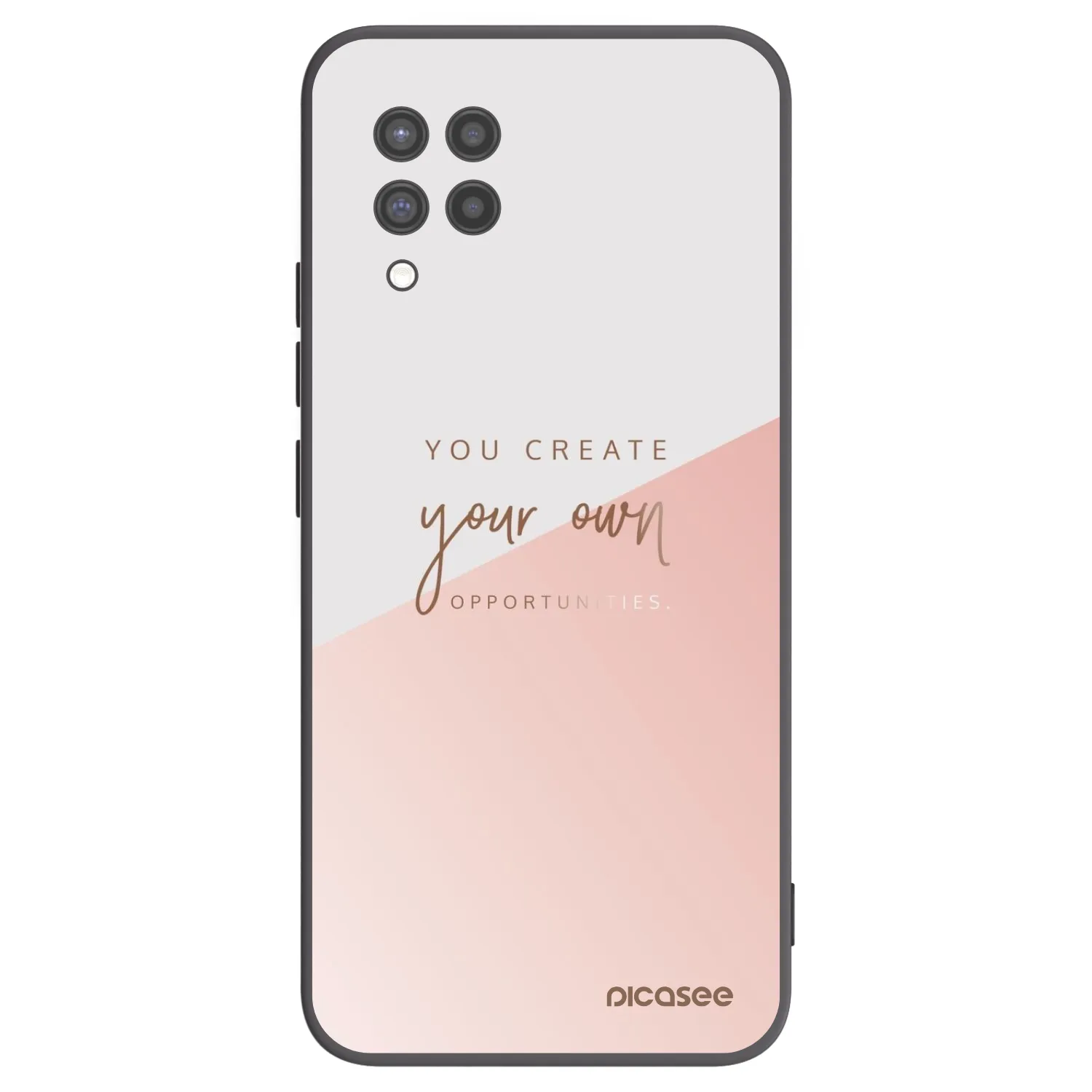 Picasee Μαύρη θήκη σιλικόνης για Samsung Galaxy A42 A426B - You create your own opportunities