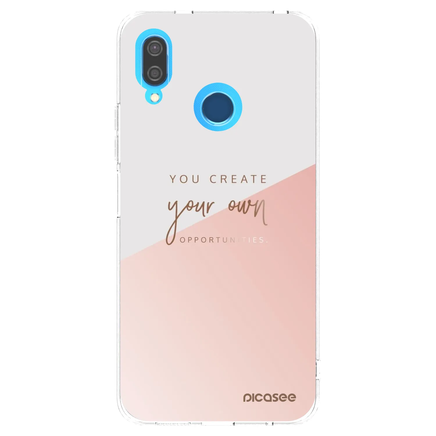 Picasee διαφανής θήκη σιλικόνης Huawei P20 Lite - You create your own opportunities