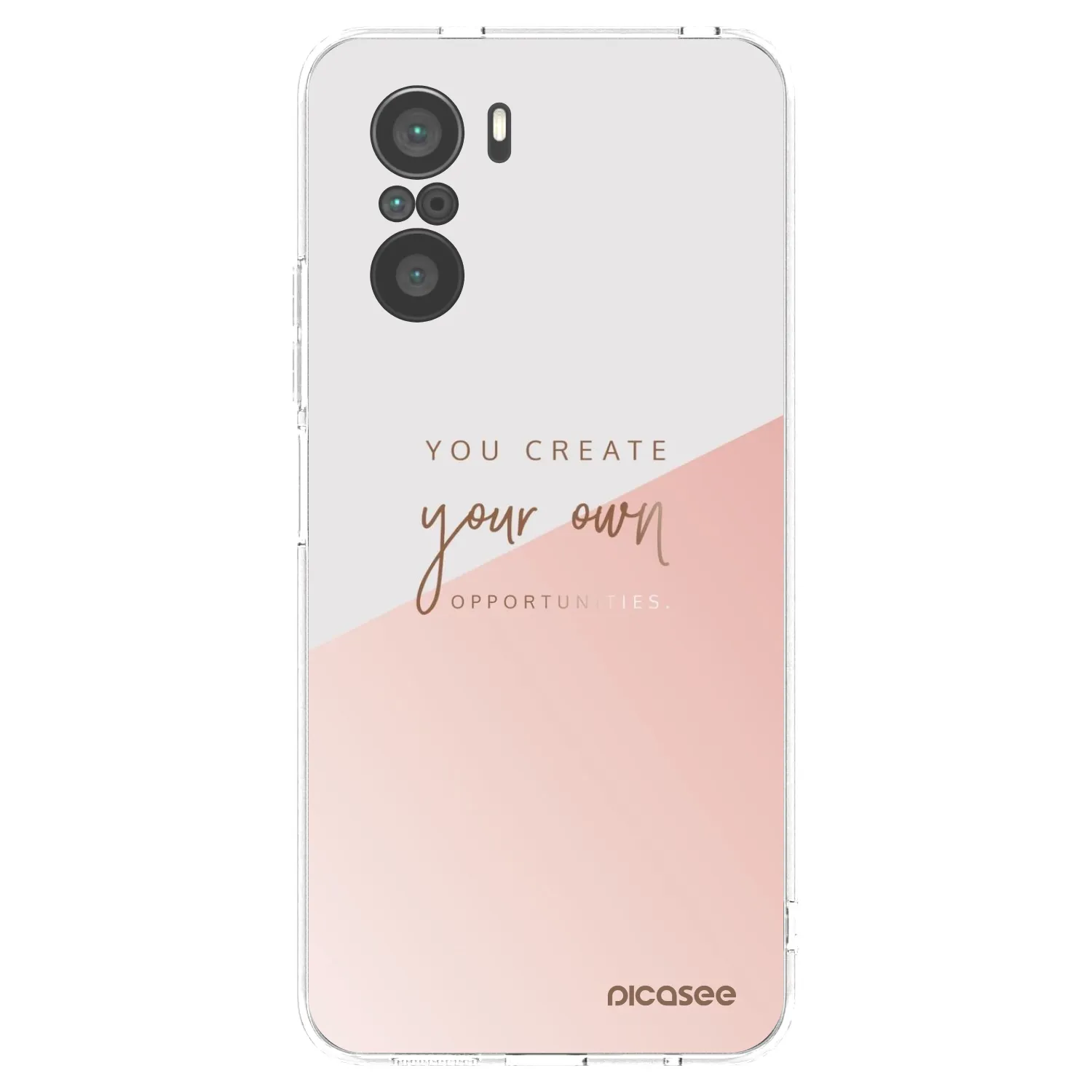 Picasee διαφανής θήκη σιλικόνης Xiaomi Poco F3 - You create your own opportunities
