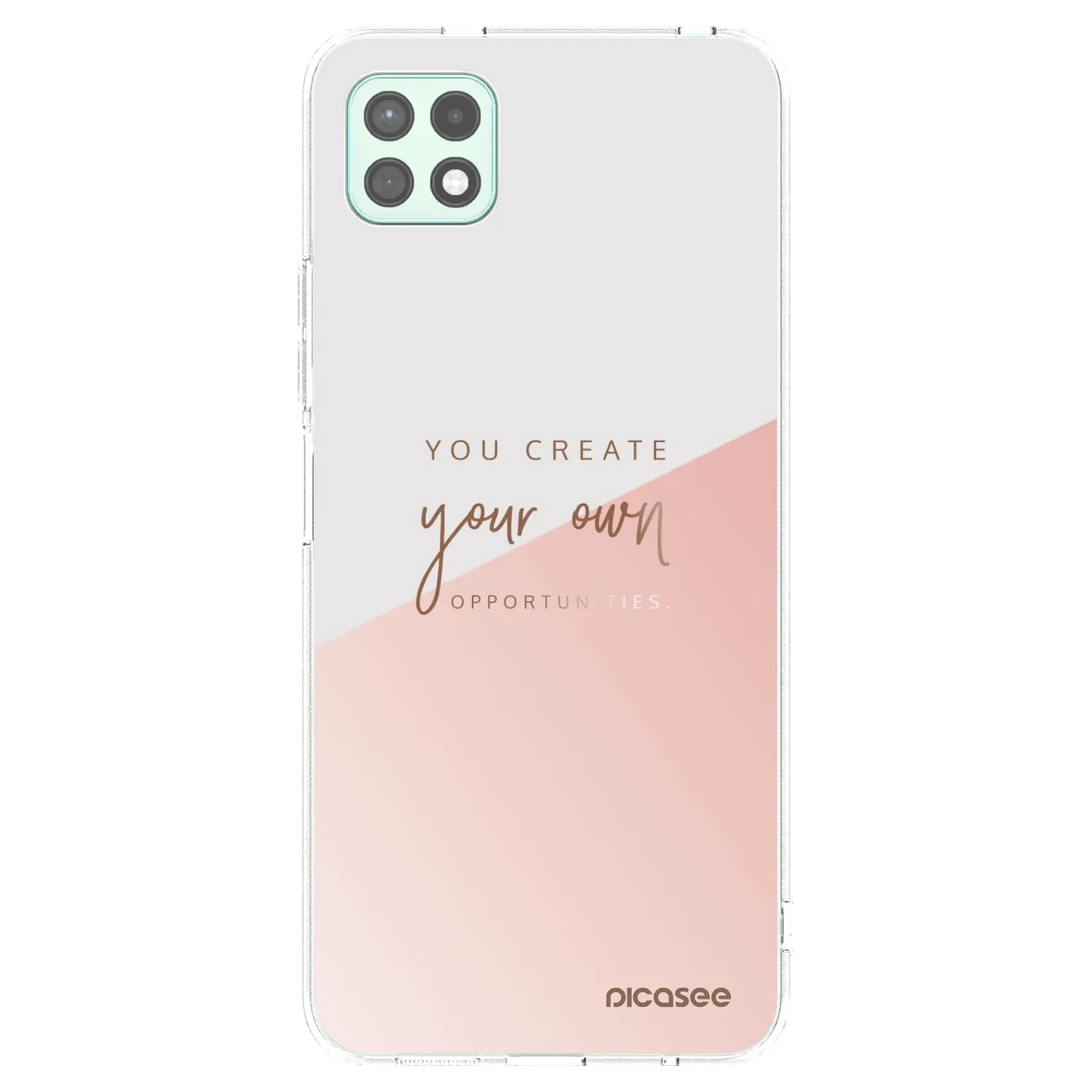 Picasee διαφανής θήκη σιλικόνης Samsung Galaxy A22 A226B 5G - You create your own opportunities