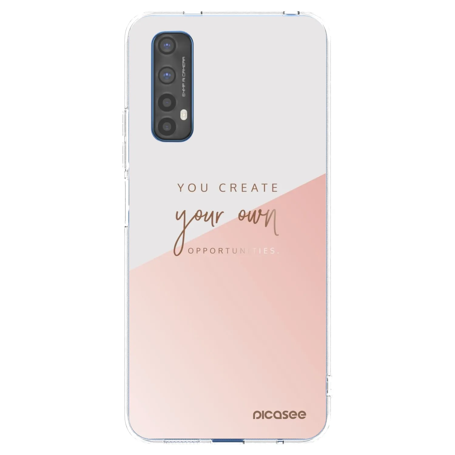 Picasee διαφανής θήκη σιλικόνης Realme 7 - You create your own opportunities