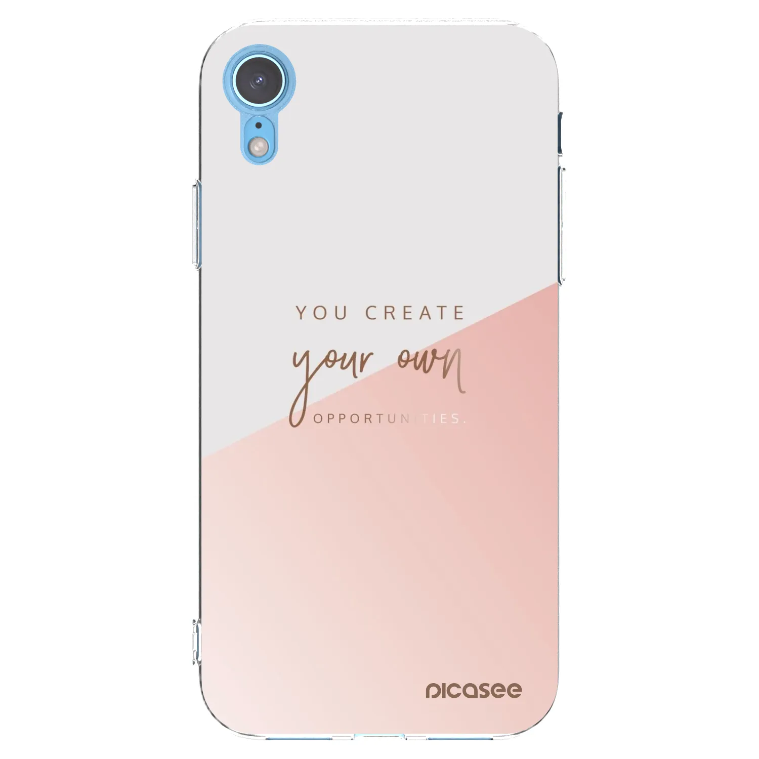 Picasee διαφανής θήκη σιλικόνης Apple iPhone XR - You create your own opportunities