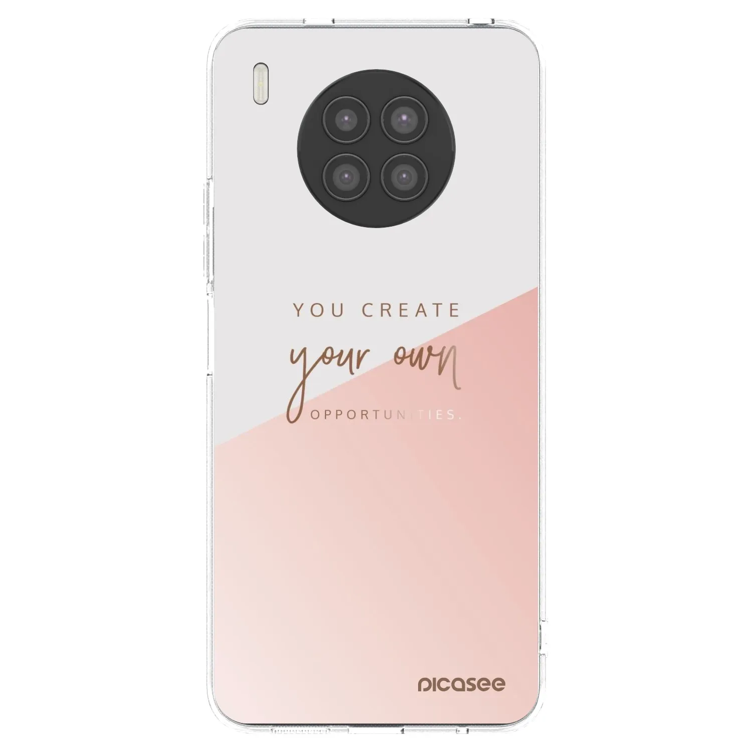 Picasee διαφανής θήκη σιλικόνης Huawei Nova 8i - You create your own opportunities