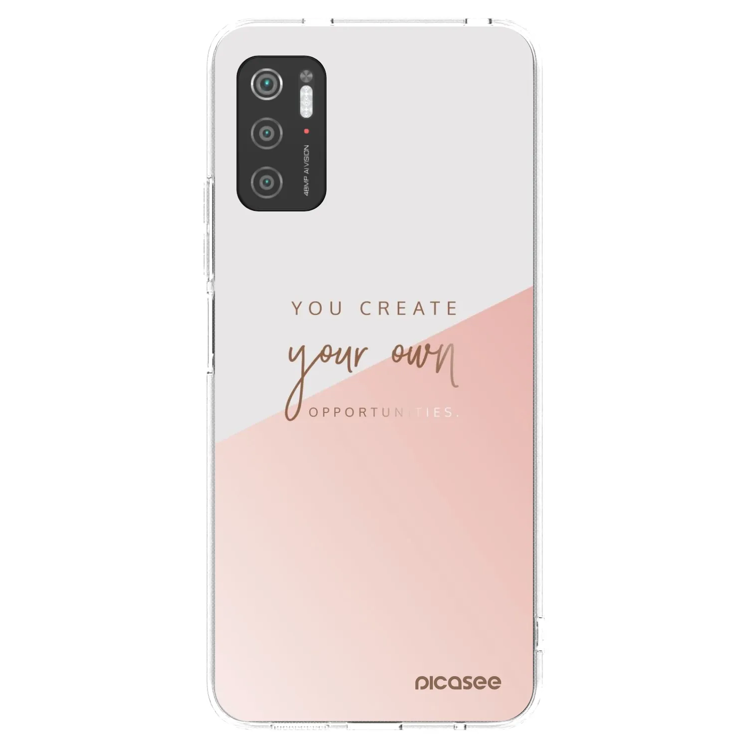 Picasee διαφανής θήκη σιλικόνης Xiaomi Poco M3 Pro 5G - You create your own opportunities