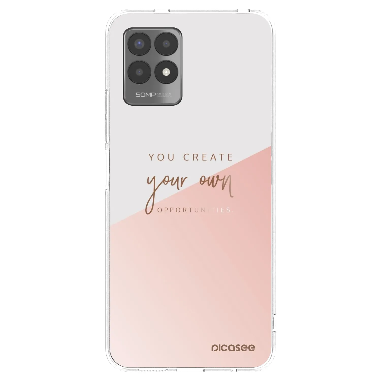 Picasee διαφανής θήκη σιλικόνης Realme 8i - You create your own opportunities
