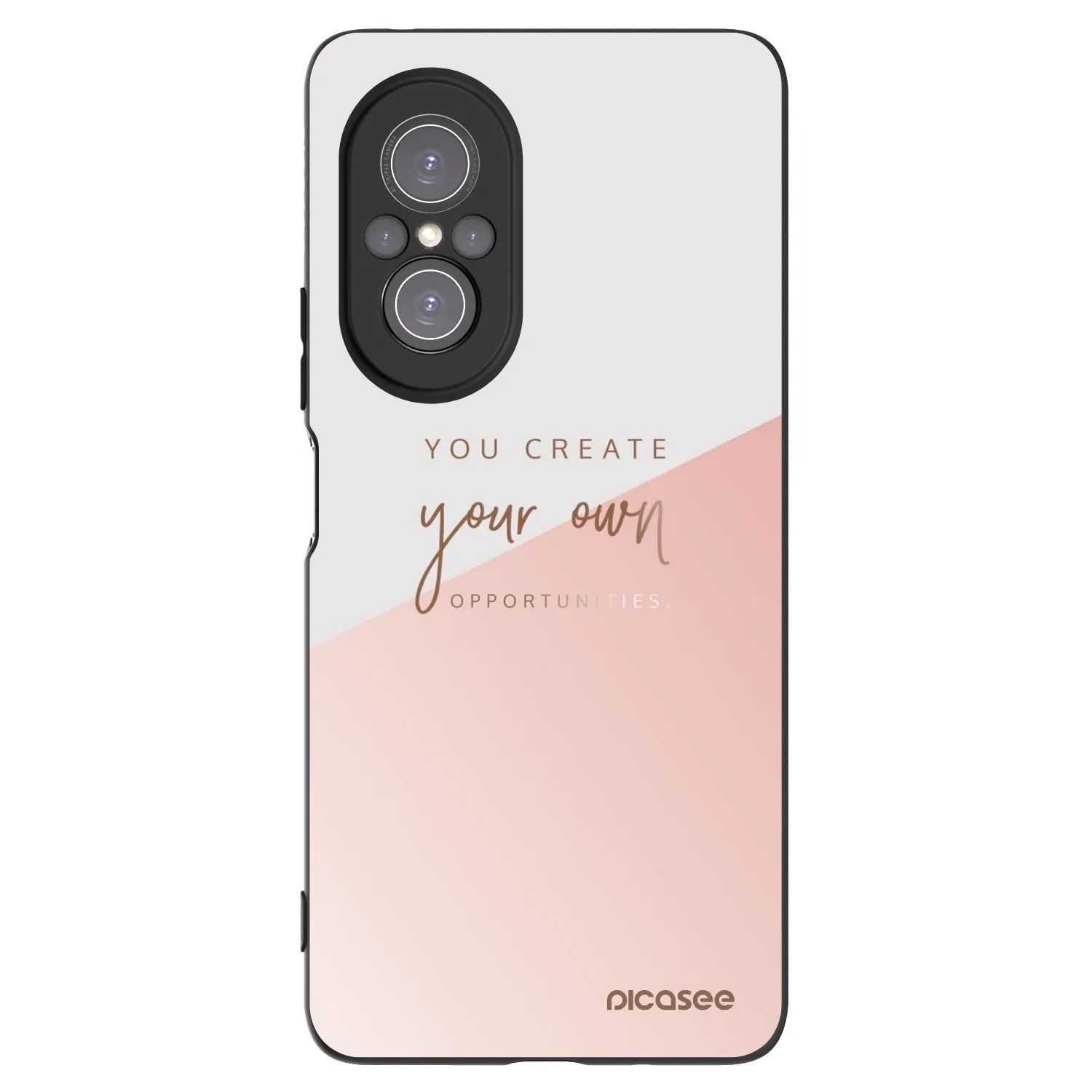 Picasee Μαύρη θήκη σιλικόνης για Huawei Nova 9 SE - You create your own opportunities