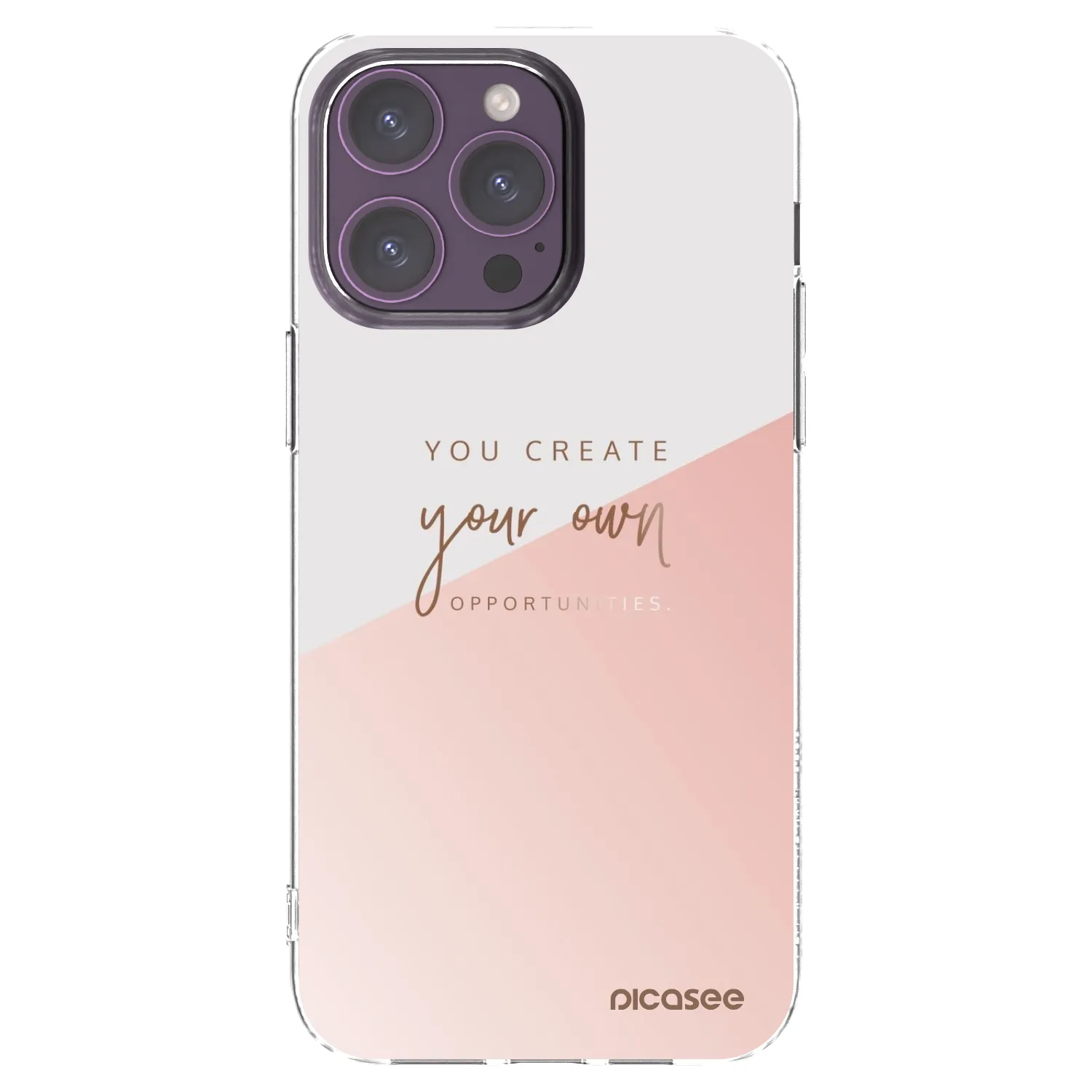 Picasee διαφανής θήκη σιλικόνης Apple iPhone 14 Pro Max - You create your own opportunities