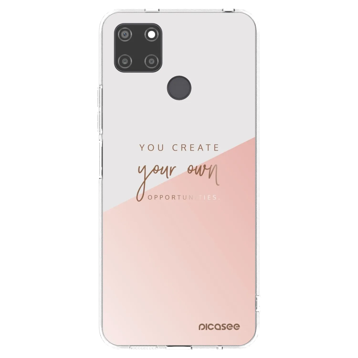 Picasee διαφανής θήκη σιλικόνης Realme C21Y - You create your own opportunities