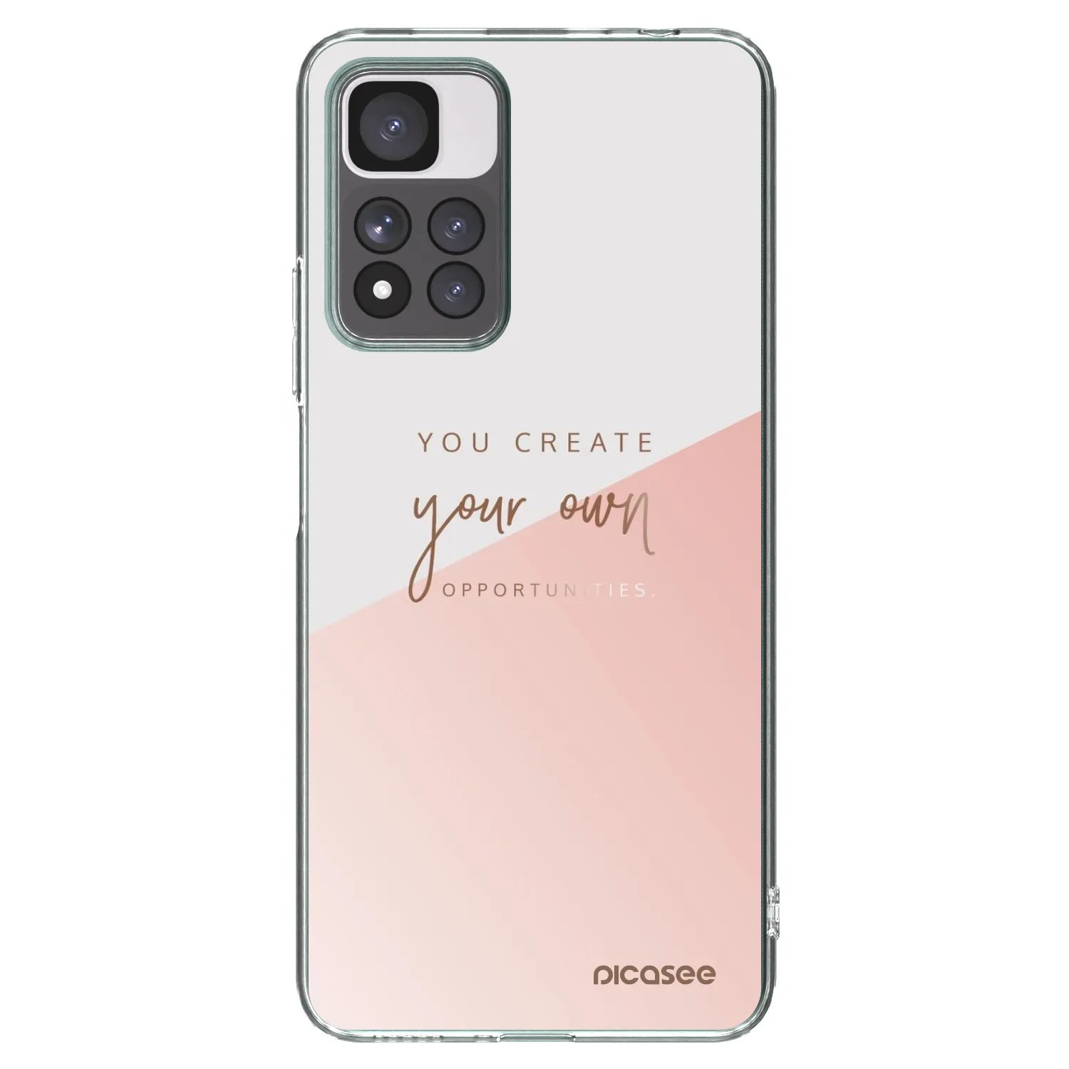Picasee διαφανής θήκη σιλικόνης Xiaomi Redmi Note 11 Pro+ 5G - You create your own opportunities