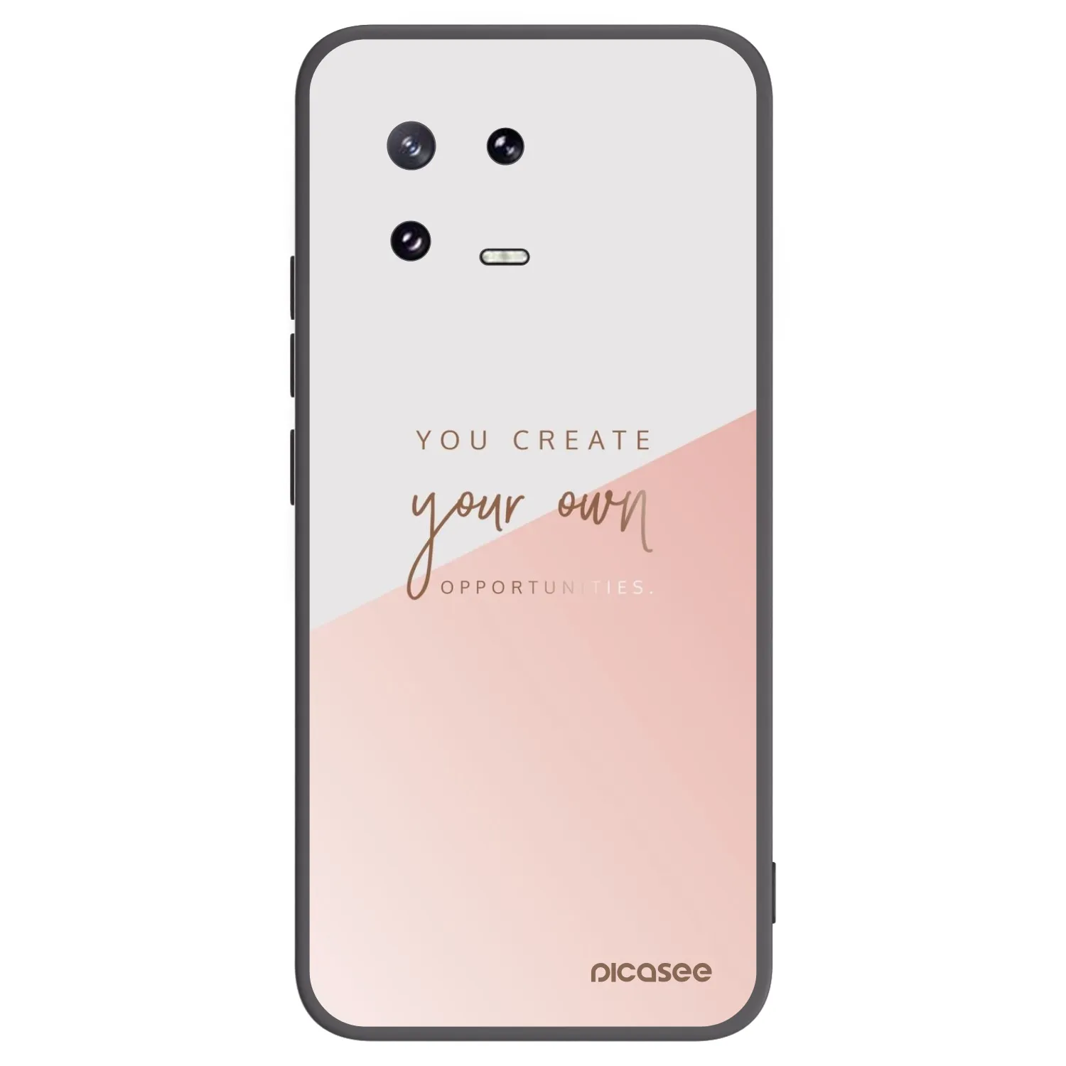 Picasee Μαύρη θήκη σιλικόνης για Xiaomi 13 Pro - You create your own opportunities