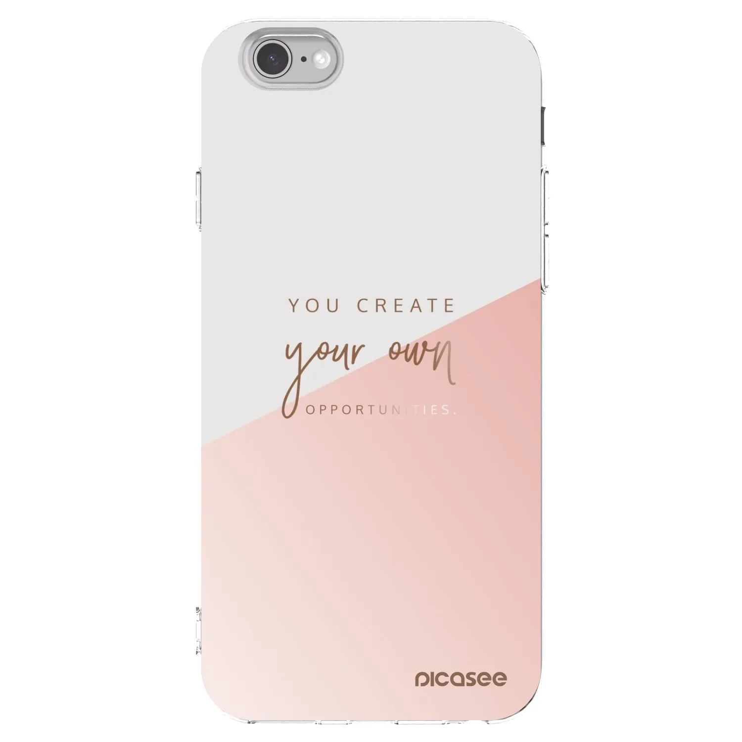 Picasee διαφανής θήκη σιλικόνης Apple iPhone 6/6S - You create your own opportunities