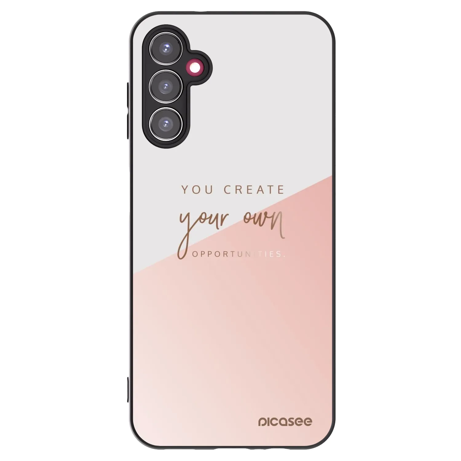 Picasee Μαύρη θήκη σιλικόνης για Samsung Galaxy A14 4G A145R - You create your own opportunities