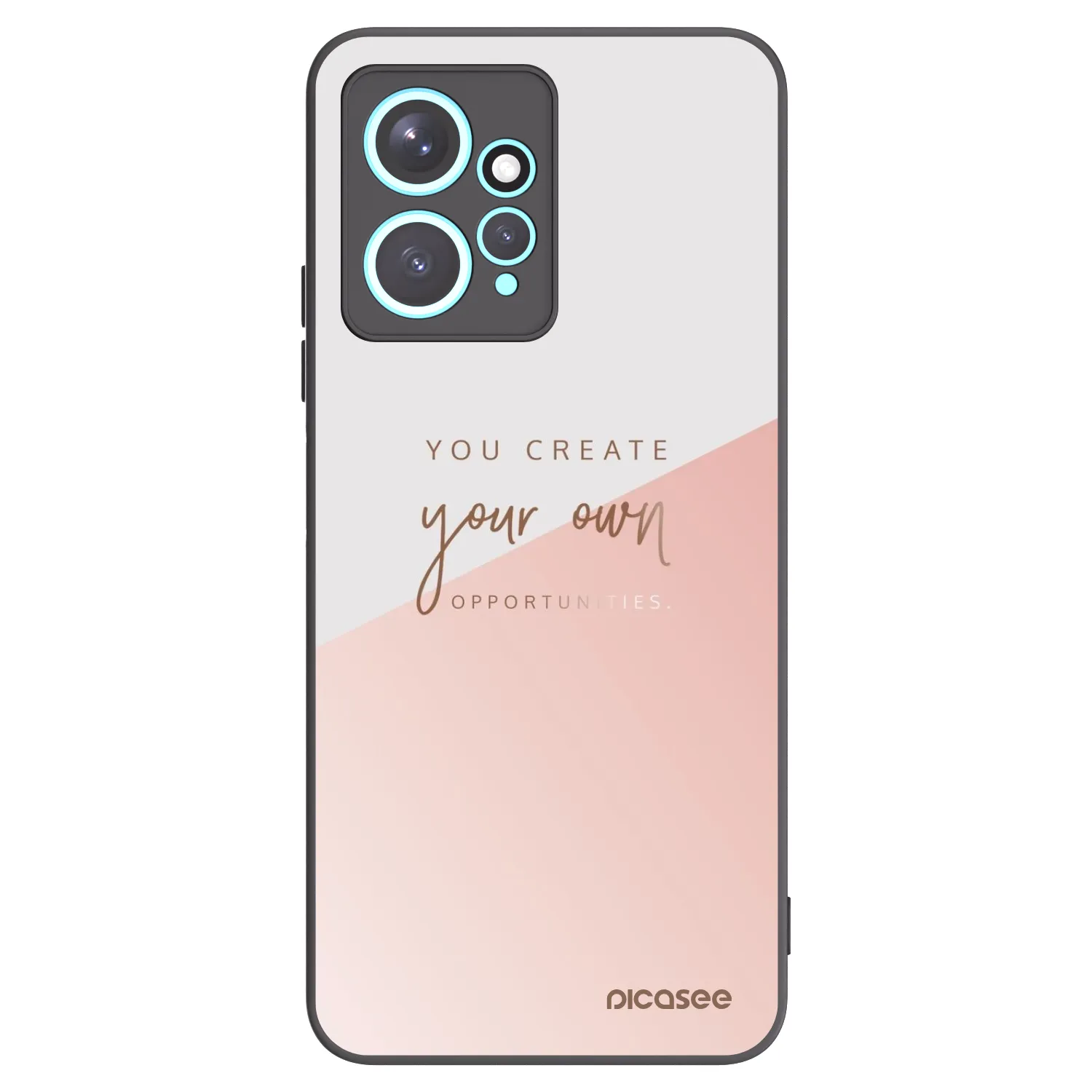 Picasee Μαύρη θήκη σιλικόνης για Xiaomi Redmi Note 12 4G - You create your own opportunities