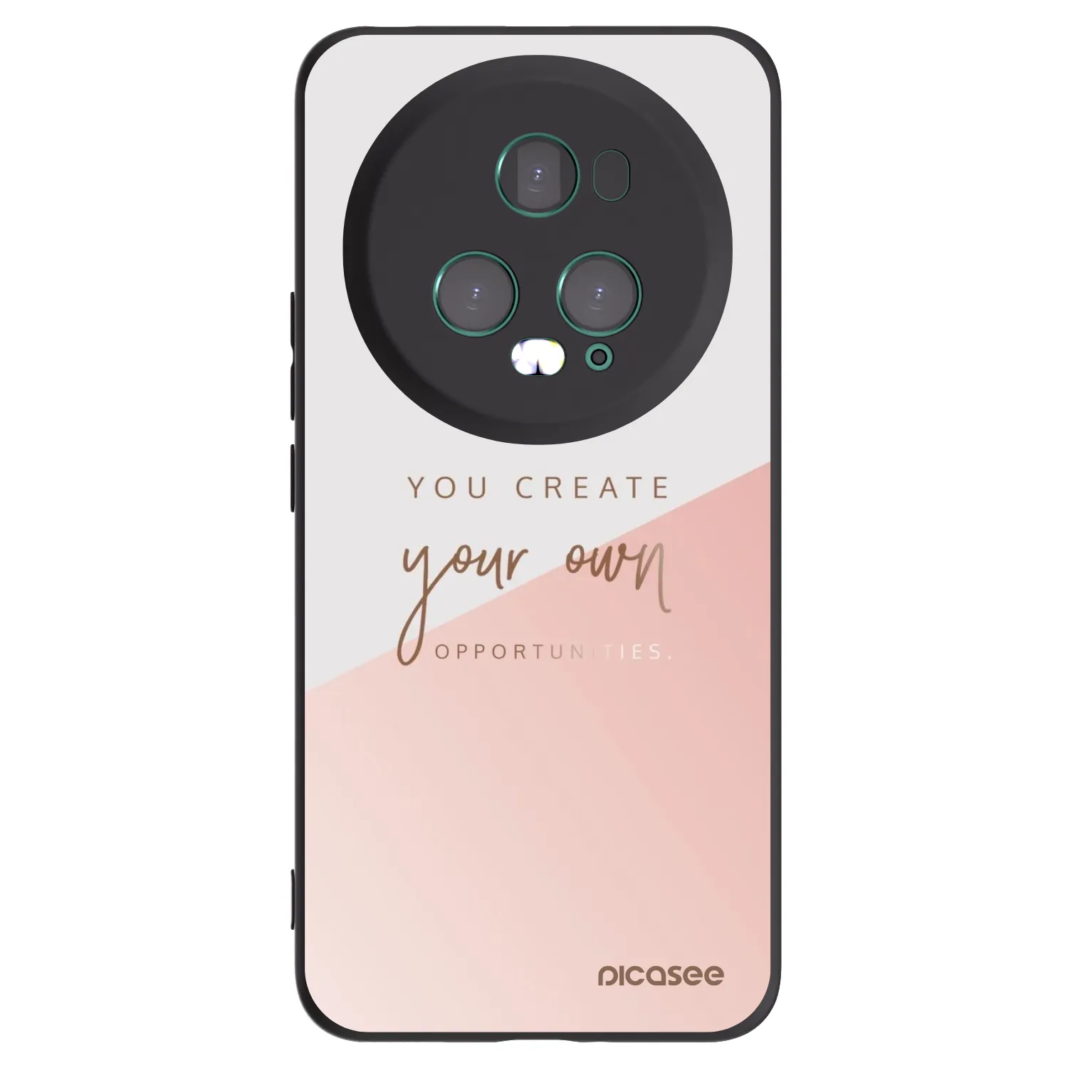 Picasee Μαύρη θήκη σιλικόνης για Honor Magic5 Pro - You create your own opportunities
