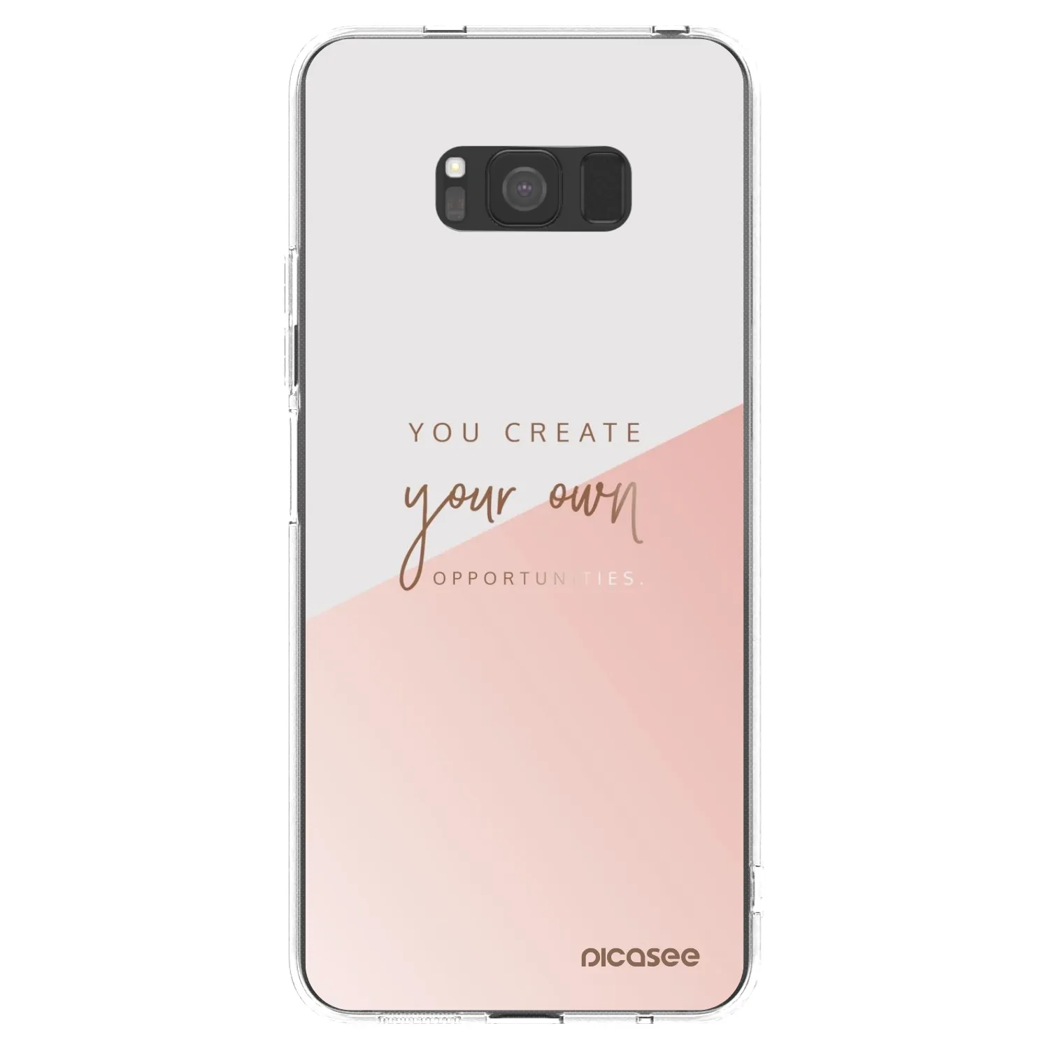Picasee διαφανής θήκη σιλικόνης Samsung Galaxy S8 G950F - You create your own opportunities
