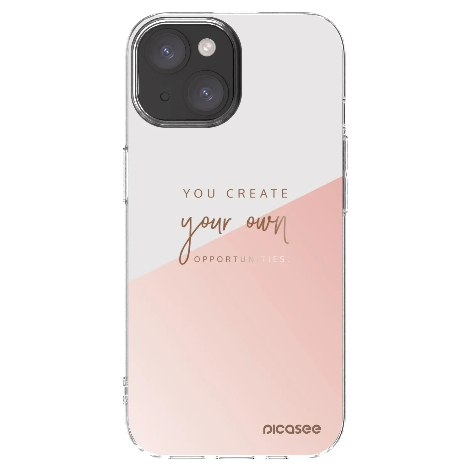 Picasee διαφανής θήκη σιλικόνης Apple iPhone 15 - You create your own opportunities