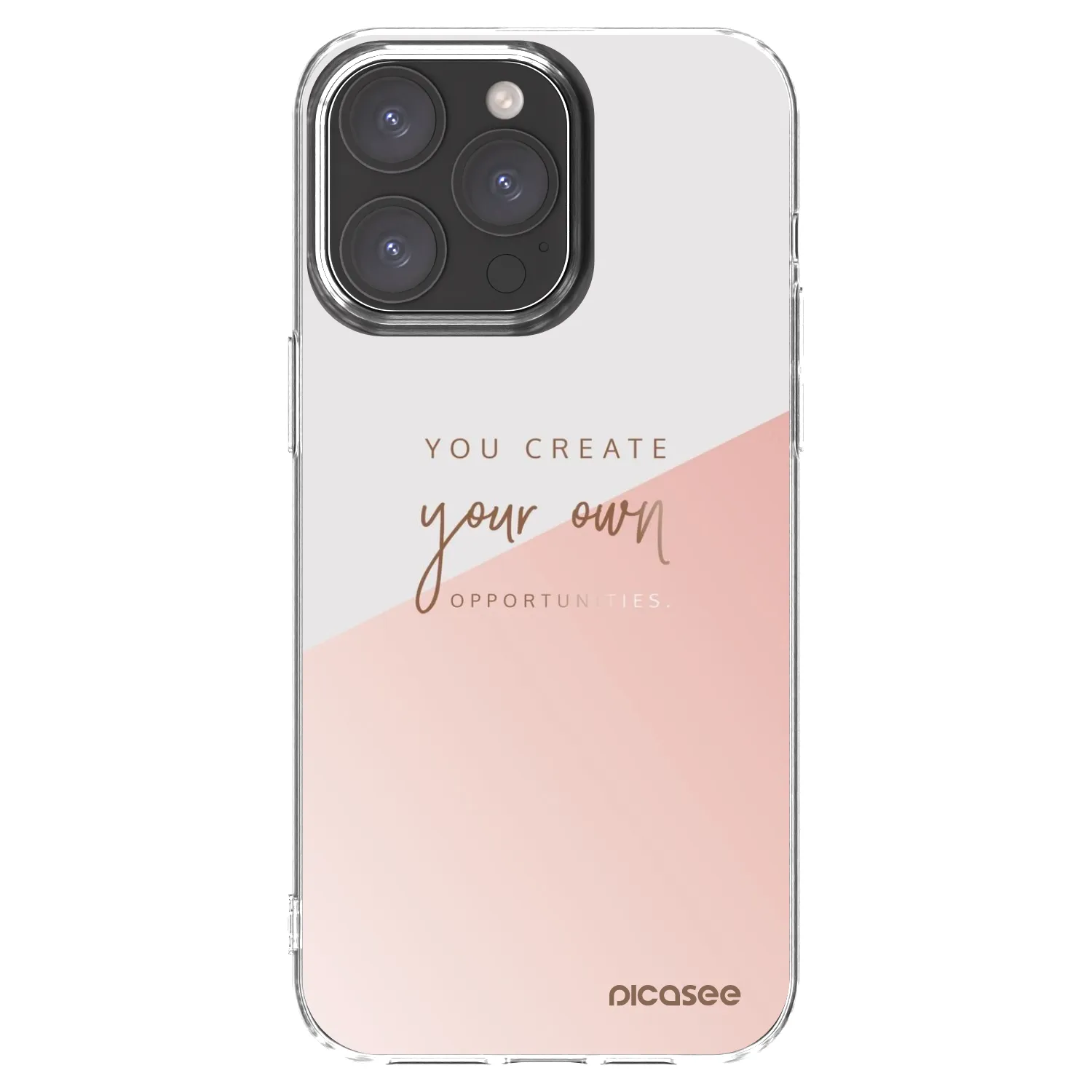 Picasee διαφανής θήκη σιλικόνης Apple iPhone 15 Pro Max - You create your own opportunities
