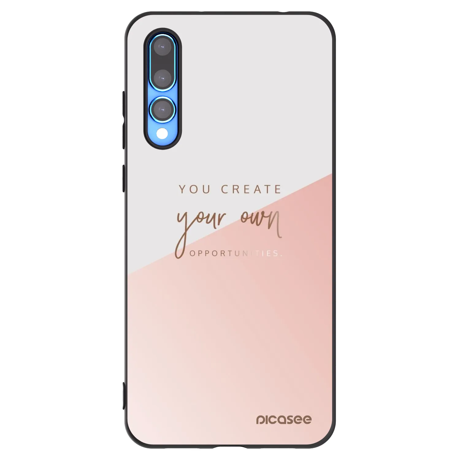 Picasee Μαύρη θήκη σιλικόνης για Huawei P20 Pro - You create your own opportunities