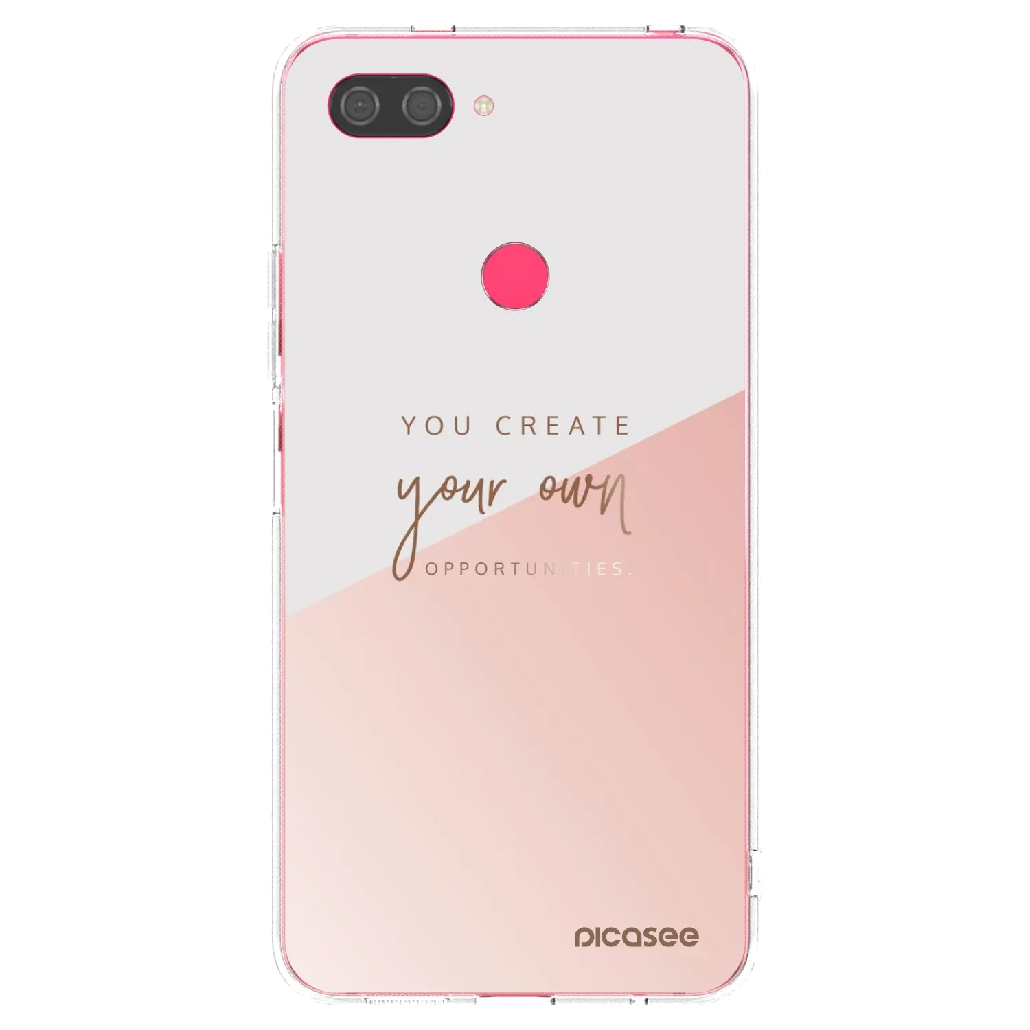 Picasee διαφανής θήκη σιλικόνης Xiaomi Mi 8 Lite - You create your own opportunities