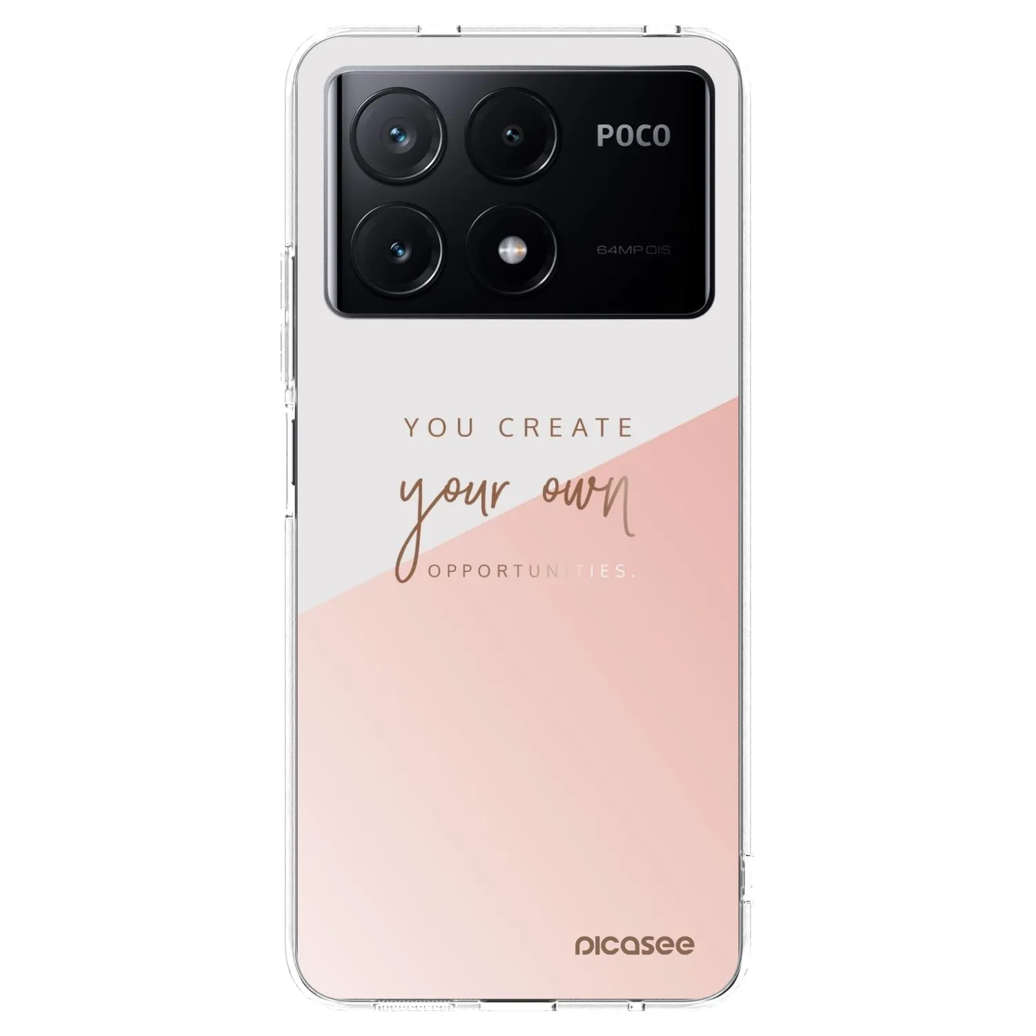 Picasee διαφανής θήκη σιλικόνης Xiaomi Poco X6 Pro - You create your own opportunities