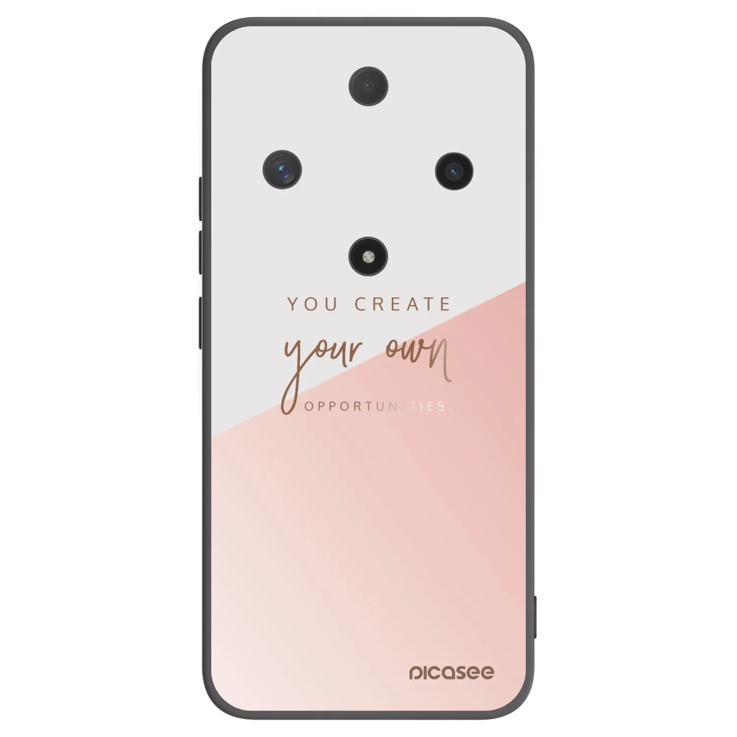 Picasee Μαύρη θήκη σιλικόνης για Honor Magic6 Lite 5G - You create your own opportunities