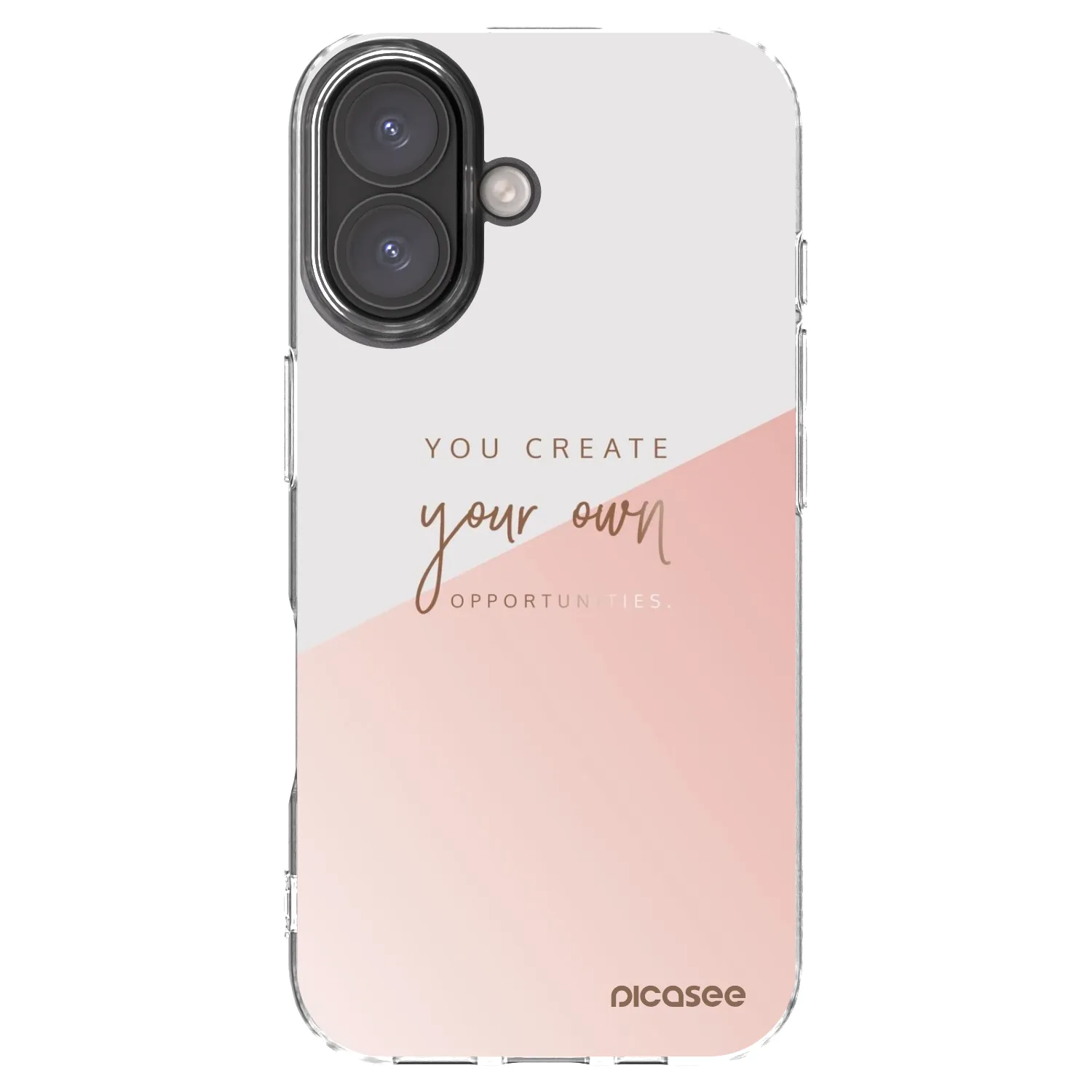 Picasee διαφανής θήκη σιλικόνης Apple iPhone 16 - You create your own opportunities