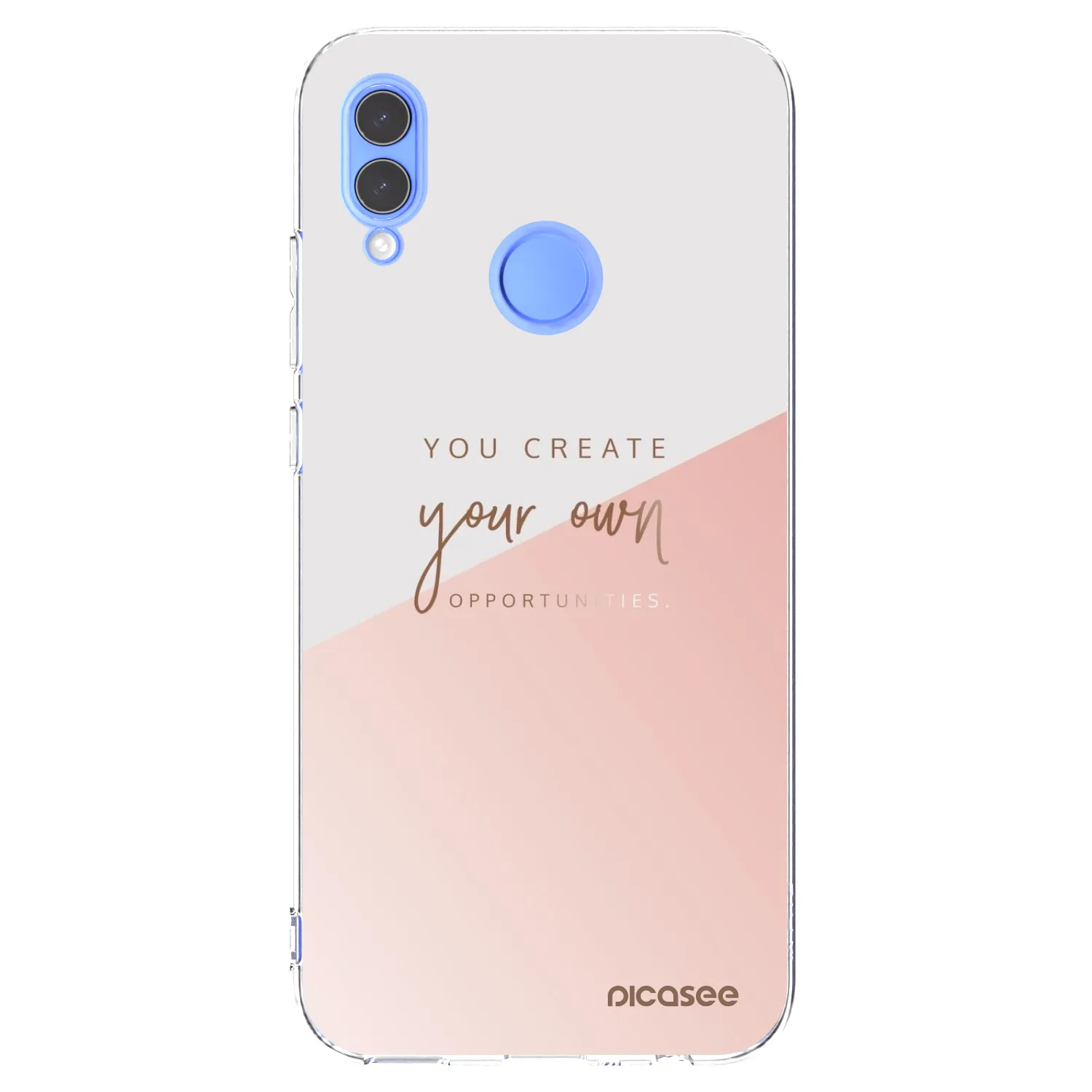 Picasee διαφανής θήκη σιλικόνης Honor 10 Lite - You create your own opportunities