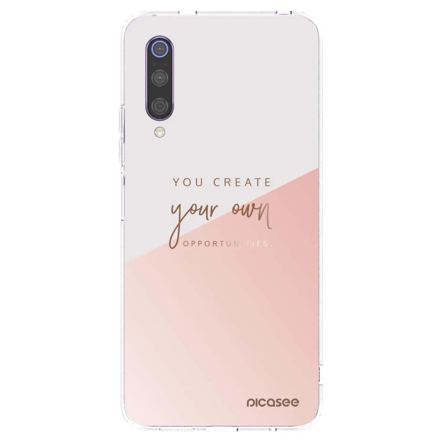 Picasee διαφανής θήκη σιλικόνης Xiaomi Mi 9 - You create your own opportunities
