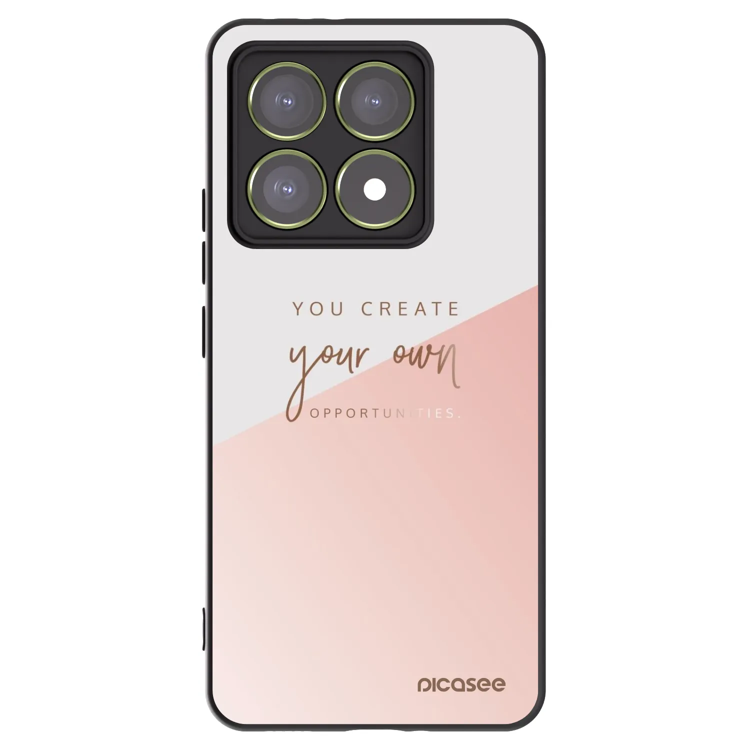 Picasee Μαύρη θήκη σιλικόνης για Xiaomi 14T - You create your own opportunities