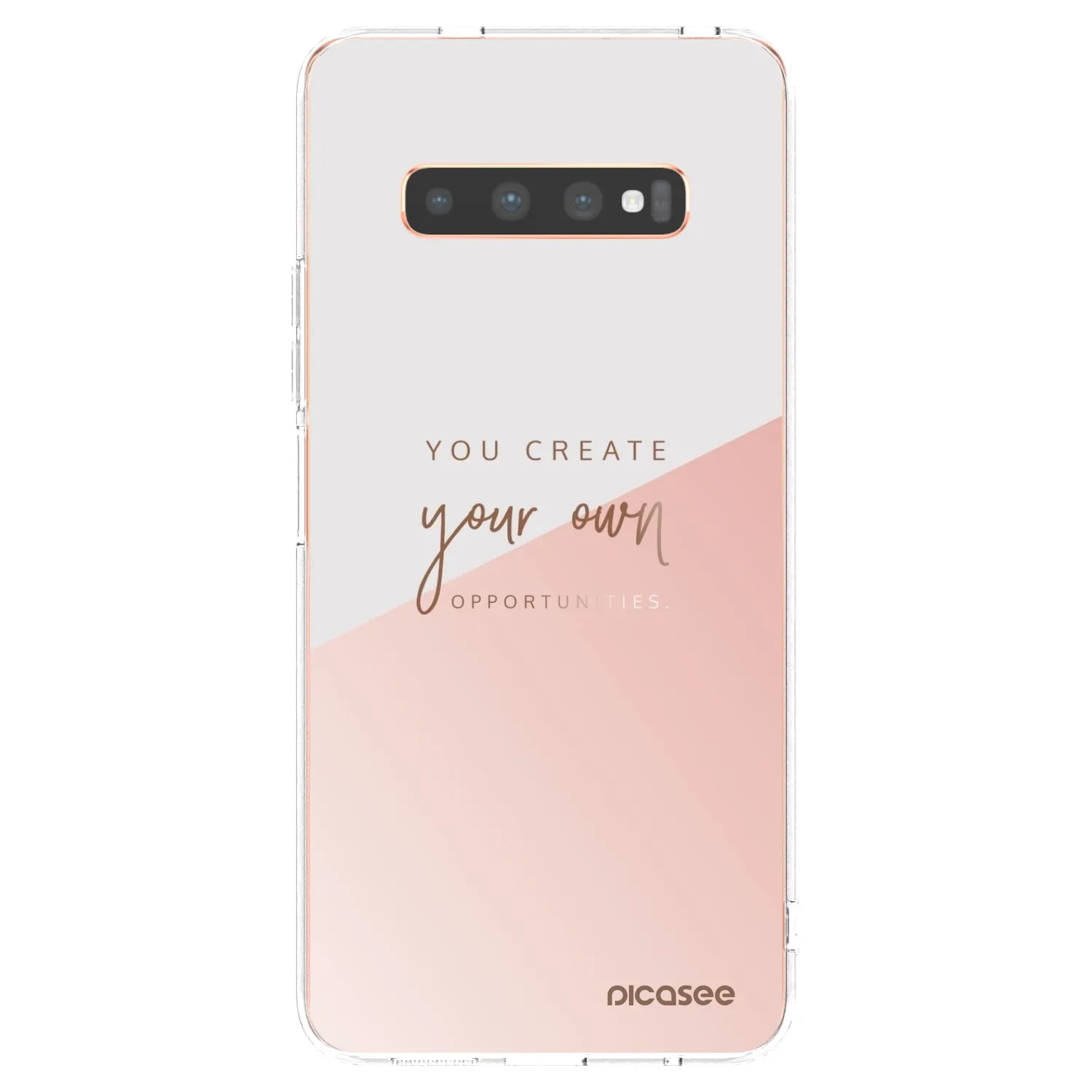 Picasee διαφανής θήκη σιλικόνης Samsung Galaxy S10 Plus G975 - You create your own opportunities