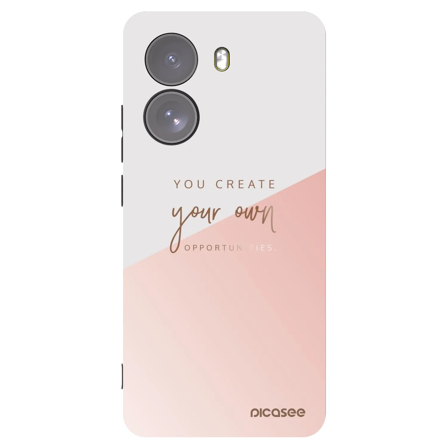 Picasee Μαύρη θήκη σιλικόνης για Xiaomi Poco X7 - You create your own opportunities