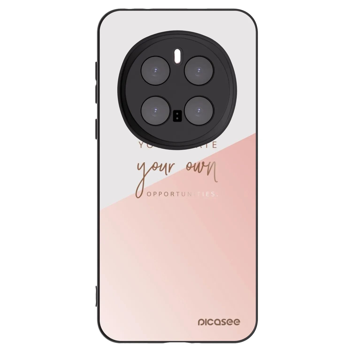 Picasee Μαύρη θήκη σιλικόνης για Honor Magic7 Pro 5G - You create your own opportunities