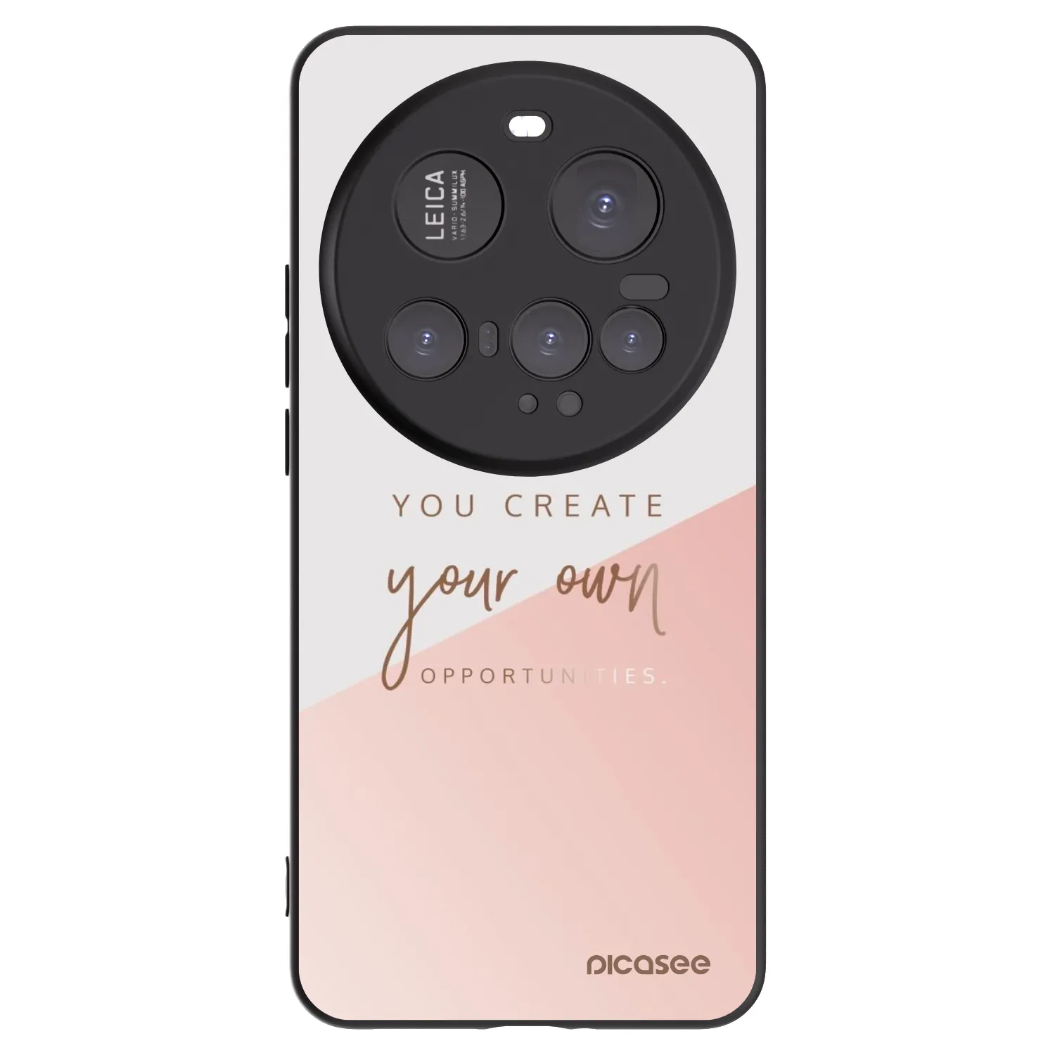 Picasee Μαύρη θήκη σιλικόνης για Xiaomi 15 Ultra - You create your own opportunities