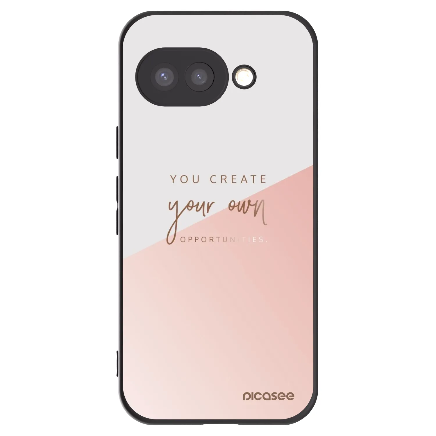 Picasee Μαύρη θήκη σιλικόνης για Google Pixel 9a - You create your own opportunities