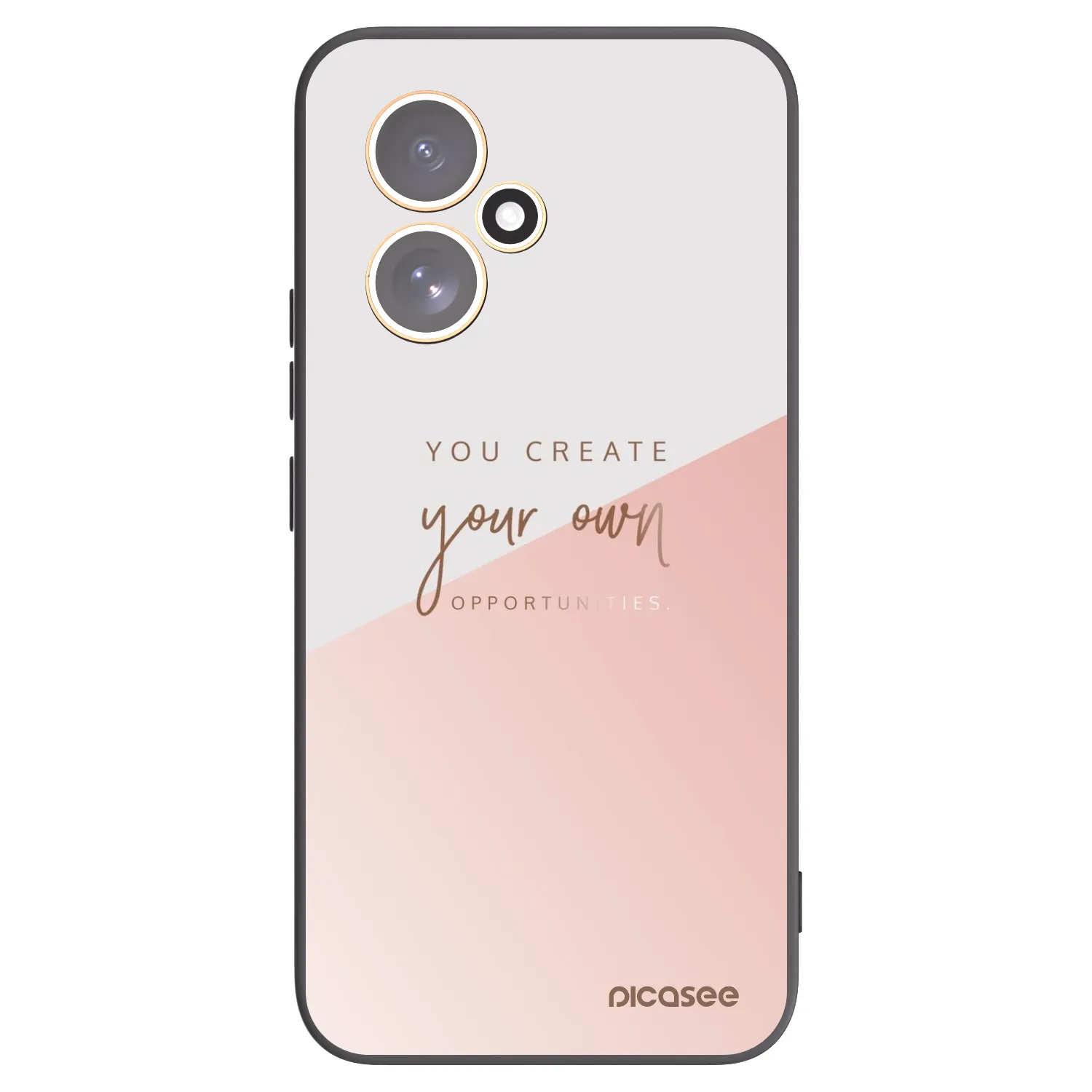Picasee Μαύρη θήκη σιλικόνης για Honor 400 5G - You create your own opportunities