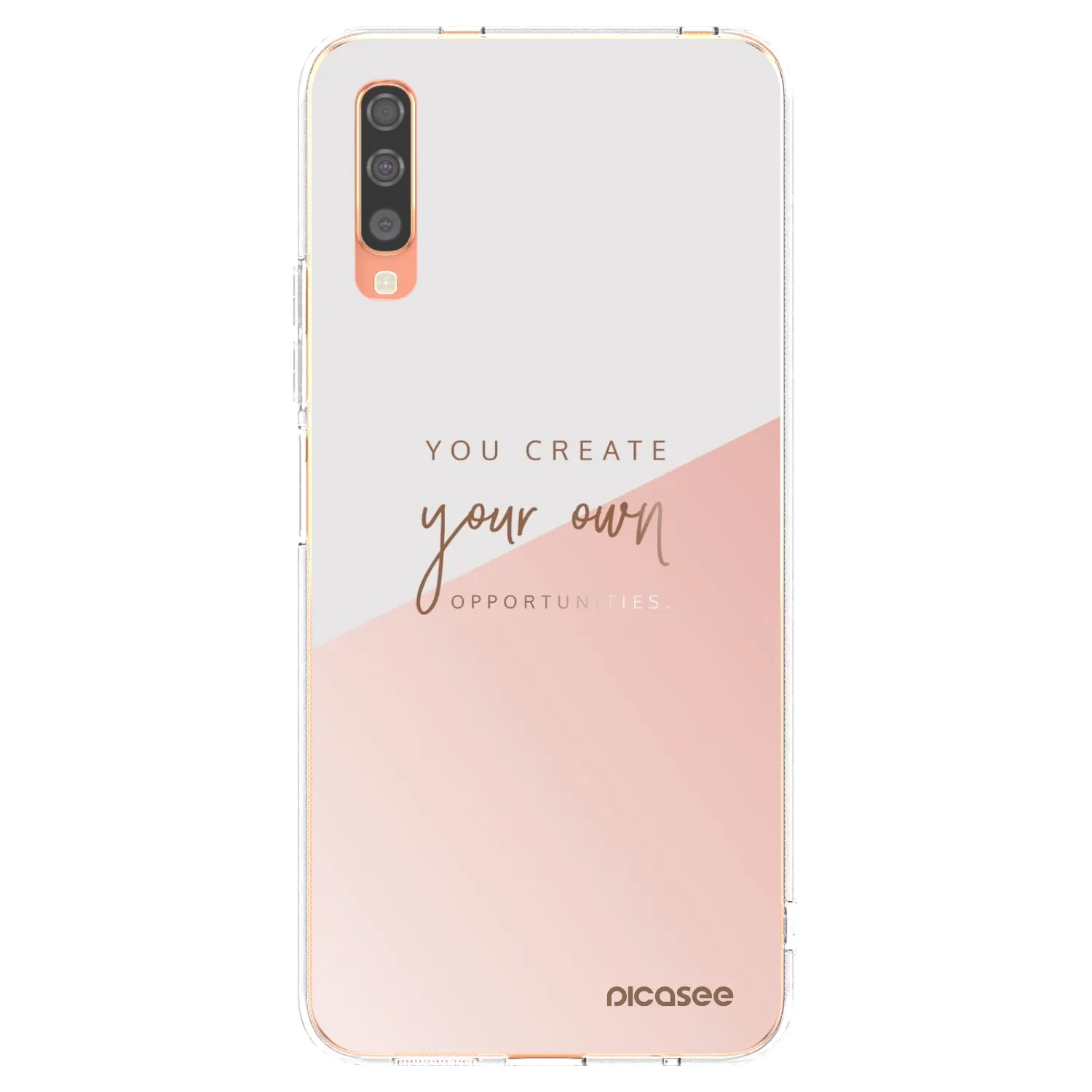 Picasee διαφανής θήκη σιλικόνης Samsung Galaxy A70 A705F - You create your own opportunities