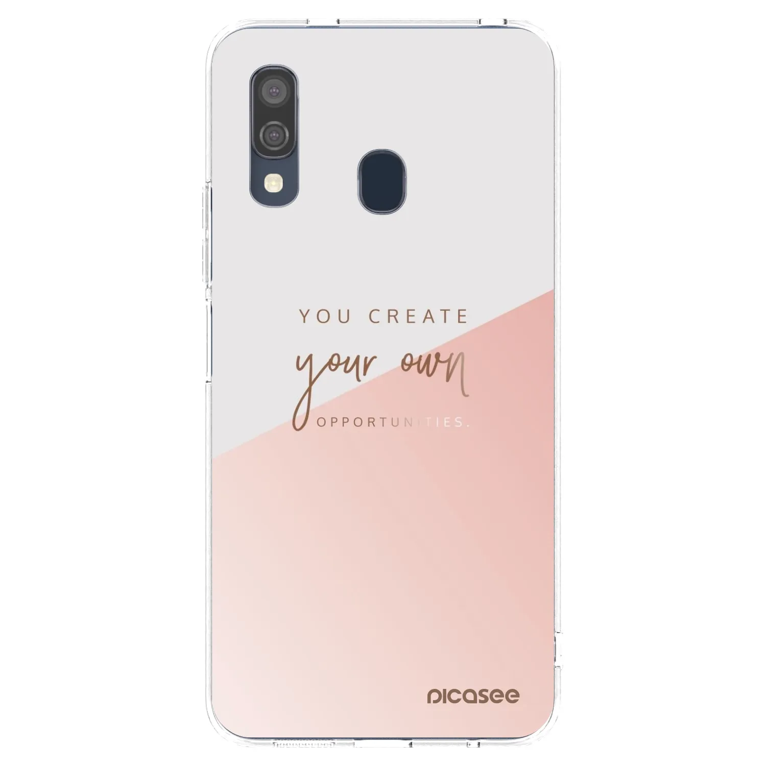 Picasee διαφανής θήκη σιλικόνης Samsung Galaxy A40 A405F - You create your own opportunities