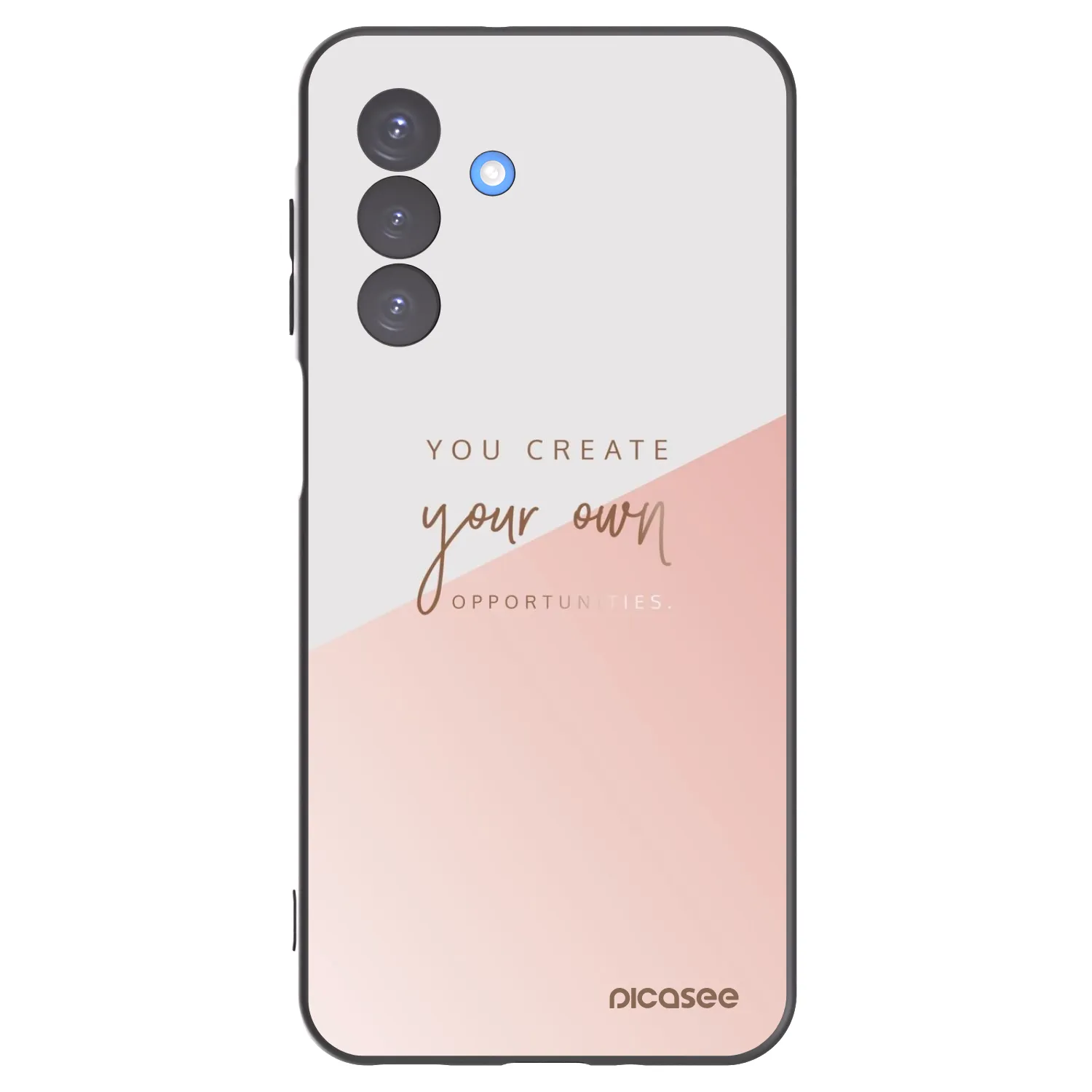 Picasee Μαύρη θήκη σιλικόνης για Samsung Galaxy A17 5G - You create your own opportunities